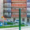 Столб для 3D ограждений металлический. 80х80х2500 мм. толщина металла 2.0 мм. фото