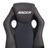 Кресло RACER GT new кож/зам/ткань, металлик/серый, 36/12 фото