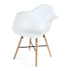 Кресло CINDY (EAMES) (mod. 919) / 1 шт. в упаковке дерево береза/металл/сиденье пластик, 60*62*79см, фото