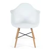 Кресло CINDY (EAMES) (mod. 919) / 1 шт. в упаковке дерево береза/металл/сиденье пластик, 60*62*79см, фото