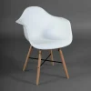 Кресло CINDY (EAMES) (mod. 919) / 1 шт. в упаковке дерево береза/металл/сиденье пластик, 60*62*79см, фото