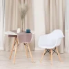 Кресло CINDY (EAMES) (mod. 919) / 1 шт. в упаковке дерево береза/металл/сиденье пластик, 60*62*79см, фото