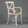 Стул с подлокотниками Secret De Maison MATTEO (mod.CB2008) дерево береза, 91х55х52см, butter white фото