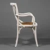Стул с подлокотниками Secret De Maison MATTEO (mod.CB2008) дерево береза, 91х55х52см, butter white фото