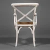 Стул с подлокотниками Secret De Maison MATTEO (mod.CB2008) дерево береза, 91х55х52см, butter white фото