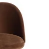 Стул MONRO (mod. 710) / 1 шт. в упаковке ткань/металл, 56х51х80 см, высота до сиденья 47 см, коричневый фото