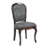 Cтул Esmee ( mod.EE-SC ) дерево гевея, 96х55х46см, antique walnut (античный орех А010), ткань Французское фото