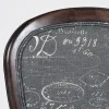 Cтул Esmee ( mod.EE-SC ) дерево гевея, 96х55х46см, antique walnut (античный орех А010), ткань Французское фото