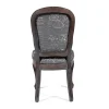 Cтул Esmee ( mod.EE-SC ) дерево гевея, 96х55х46см, antique walnut (античный орех А010), ткань Французское фото