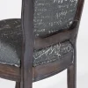 Cтул Esmee ( mod.EE-SC ) дерево гевея, 96х55х46см, antique walnut (античный орех А010), ткань Французское фото