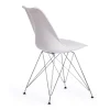 Стул TULIP IRON CHAIR (mod.EC-123) металл/пластик, 54,5*48*83,5см, white (белый) фото