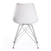 Стул TULIP IRON CHAIR (mod.EC-123) металл/пластик, 54,5*48*83,5см, white (белый) фото