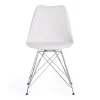Стул TULIP IRON CHAIR (mod.EC-123) металл/пластик, 54,5*48*83,5см, white (белый) фото