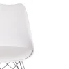 Стул TULIP IRON CHAIR (mod.EC-123) металл/пластик, 54,5*48*83,5см, white (белый) фото