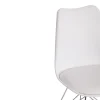 Стул TULIP IRON CHAIR (mod.EC-123) металл/пластик, 54,5*48*83,5см, white (белый) фото