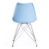 Стул TULIP IRON CHAIR (mod.EC-123) металл/пластик, 54,5*48*83,5см, голубой фото