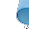 Стул TULIP IRON CHAIR (mod.EC-123) металл/пластик, 54,5*48*83,5см, голубой фото