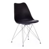Стул TULIP IRON CHAIR (mod.EC-123) металл/пластик, 54,5*48*83,5см, черный фото