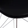 Стул TULIP IRON CHAIR (mod.EC-123) металл/пластик, 54,5*48*83,5см, черный фото