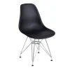 Стул CINDY IRON CHAIR (EAMES) (mod. 002) металл, пластик, 51x46x82,5, черный фото