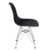 Стул CINDY IRON CHAIR (EAMES) (mod. 002) металл, пластик, 51x46x82,5, черный фото