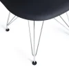 Стул CINDY IRON CHAIR (EAMES) (mod. 002) металл, пластик, 51x46x82,5, черный фото