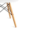 Стул CINDY (EAMES) (mod. 001) дерево береза/металл/сиденье пластик, 51x46x82.5см, white (белый) фото