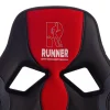 Кресло RUNNER кож/зам/ткань, черный/красный, 36-6/08/12 фото