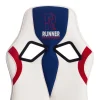 Кресло RUNNER кож/зам/ткань, белый/синий/красный, 36-01/10/08 фото