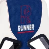 Кресло RUNNER кож/зам/ткань, белый/синий/красный, 36-01/10/08 фото