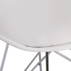 Стул TULIP IRON CHAIR (mod.EC-123) / 1 шт. в упаковке металл/пластик, 54,5*48*83,5см, white (белый) фото