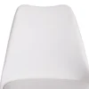 Стул TULIP IRON CHAIR (mod.EC-123) / 1 шт. в упаковке металл/пластик, 54,5*48*83,5см, white (белый) фото