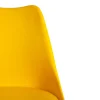 Стул TULIP IRON CHAIR (mod.EC-123) / 1 шт. в упаковке металл/пластик, 54,5*48*83,5см, желтый фото