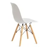 Стул CINDY (EAMES) (mod. 001) / 1 шт. в упаковке дерево береза/металл/сиденье пластик, 51x46x82.5см, white фото