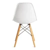 Стул CINDY (EAMES) (mod. 001) / 1 шт. в упаковке дерево береза/металл/сиденье пластик, 51x46x82.5см, white фото