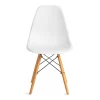 Стул CINDY (EAMES) (mod. 001) / 1 шт. в упаковке дерево береза/металл/сиденье пластик, 51x46x82.5см, white фото