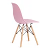 Стул CINDY (EAMES) (mod. 001)-5 / 1 шт. в упаковке дерево береза/металл/сиденье пластик, 51x46x82.5см, фото
