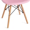 Стул CINDY (EAMES) (mod. 001)-5 / 1 шт. в упаковке дерево береза/металл/сиденье пластик, 51x46x82.5см, фото