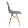 Стул CINDY (EAMES) (mod. 001)-6 / 1 шт. в упаковке дерево береза/металл/сиденье пластик, 51x46x82.5см, фото