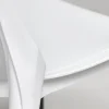 Стул GENIUS (mod 75) / 1 шт. в упаковке металл/пластик, 46x56x84cм, белый/черные ножки фото