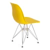 Стул CINDY IRON CHAIR (EAMES) (mod. 002) / 1 шт. в упаковке металл, пластик, 51x46x82,5, желтый фото
