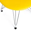 Стул CINDY IRON CHAIR (EAMES) (mod. 002) / 1 шт. в упаковке металл, пластик, 51x46x82,5, желтый фото