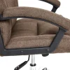 Кресло BERGAMO (хром) ткань, коричневый, 3М7-147 фото