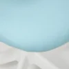 Кресло Happy white ткань, голубой фото