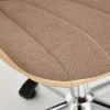 Кресло STYLE экошерсть/кож/зам, коричневый/бежевый, 36-34 фото